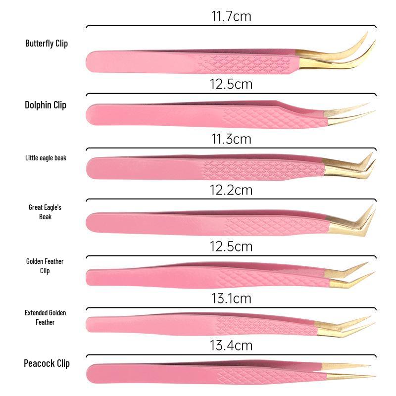 High-Precision Blooming Eyelash Tweezers for Professional Eyelash Artists