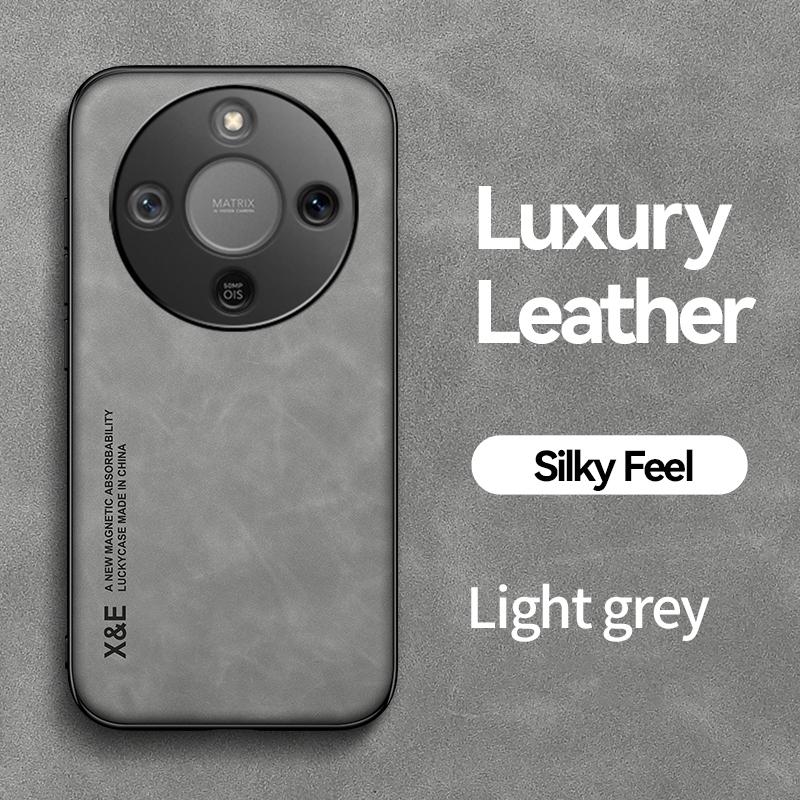 KEYSION Luxus Retro PU Bőr Telefon Tok HONOR X9d 5G-hez Puha Szilikon+PC Ütésálló Telefon Hátlap Huawei Magic 8 Lite-hoz
