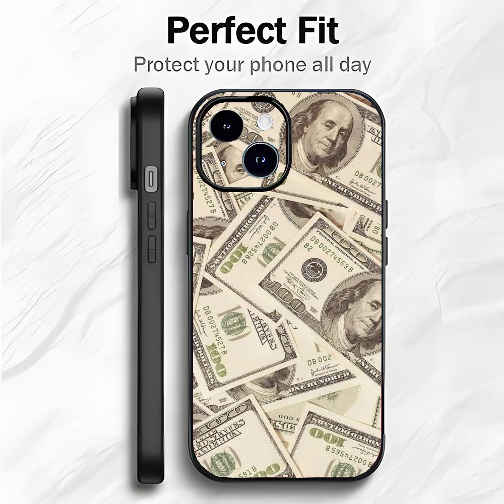 Rich Modern Symbol Dollars Money Phone Case Phone Case Soft Packaging Lightweight For iPhone17 16 15 14 13ProMax