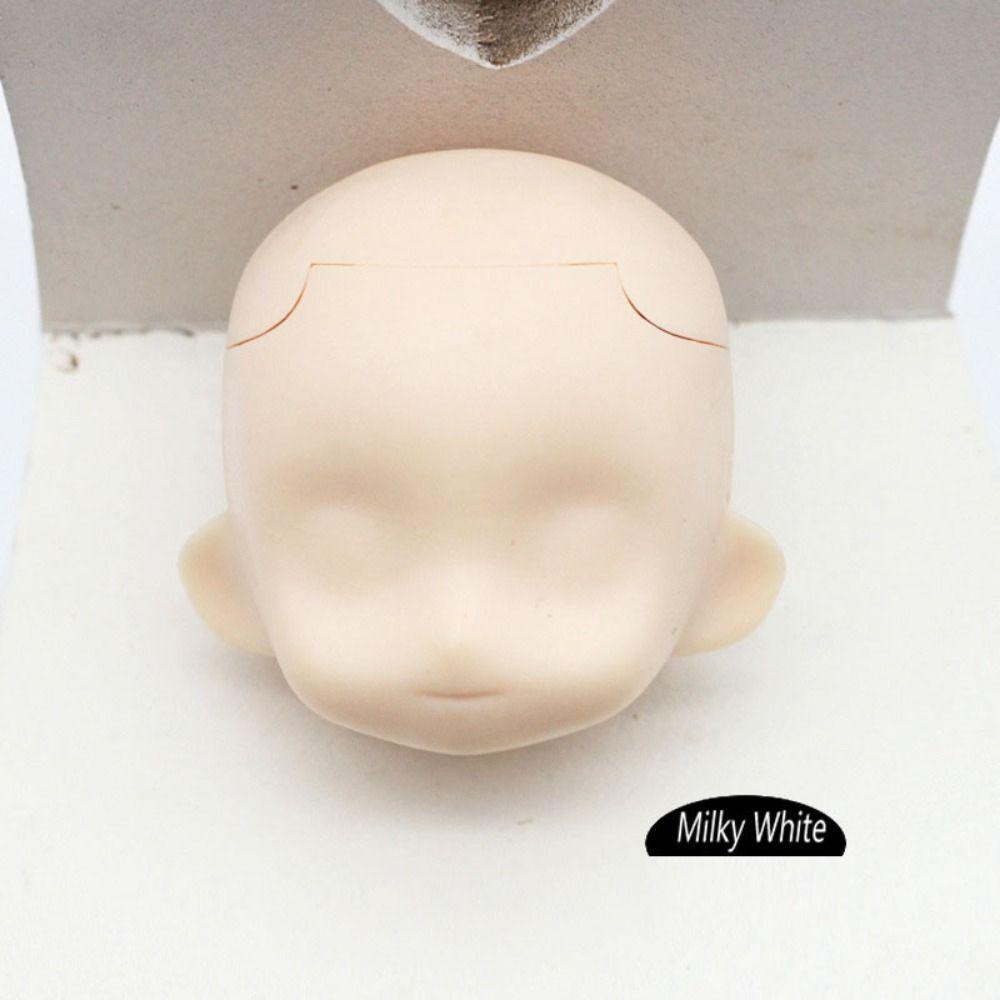 

Смола Голова куклы OB11 Голова куклы GSC Подходит для кукол Obitsu11 GSC DOD / 1/12 BJD куклы Milky White