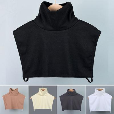 Falscher Kragen Pullover Falscher Kragen Stehkragen Design Doppelseitiger Samt Kälteschutz Nackenschutz Herbst Winter Dekoration