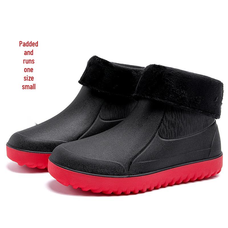 2025 Men's Waterproof Non-Slip Rubber Boots for Outdoors, Fishing, Kitchen, Work, and Construction