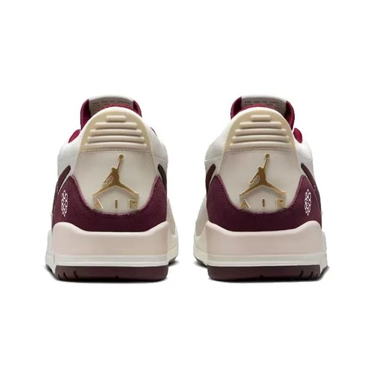 Jordan Legacy 312 Abrasion Resistant Slip Resistant Low top Vintage Basketball Shoes Men's Beige Brown IB4712-161(Team181-)