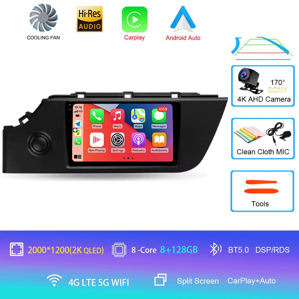 Android 14 Car Radio For Kia RIO 4 2016 - 2020 Multimedia Video Player Navigation Stereo GPS