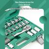 82-Piece Car Repair Tool Set: Socket Wrench & Combination Tools