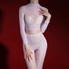 Xiyue Oil Shiny Sexy Split Onesie Ultra-Thin Silky Mood Tight Women'S Stockings Top Full-Body Pantyhose