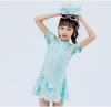 Girls' One-Piece Swimsuit Set with Swim Cap - Toddler & Primary School Sizes for Beach & Hot Springs