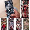 Marvel Iron Man Logo Funda Phone Cover Case for Xiaomi Redmi Note 9 7 8 11 10 10S 9S 14 12 Pro 13 Pro Plus 11s 12s