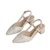 Grobe Schnürung Stirnband Sandalen, Neuer Stil, Einzelne Schuhe, Damenschuhe
