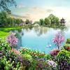 3d Natural Scenery Mural Lake Photo Wallpaper Living Room Bedroom Background Wall Decoration Mural