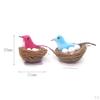1/12 Bird House Decor Miniature Nest Model For Fairy Garden Accessories