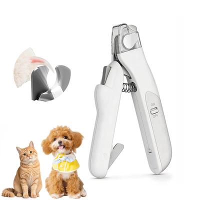 AUTAKI Pet Nail Clippers for Cats and LED Visible Blood Pet Nail Dog Nail Nail Nail Storage Lightweight and Safe and Easy To Suitable for and Large