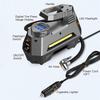 12V DC Portable Air Compressor Tire Inflator 150 PSI Car Tire Pump Digital Pressure Gauge Auto Shut Off Emergency Light for Car