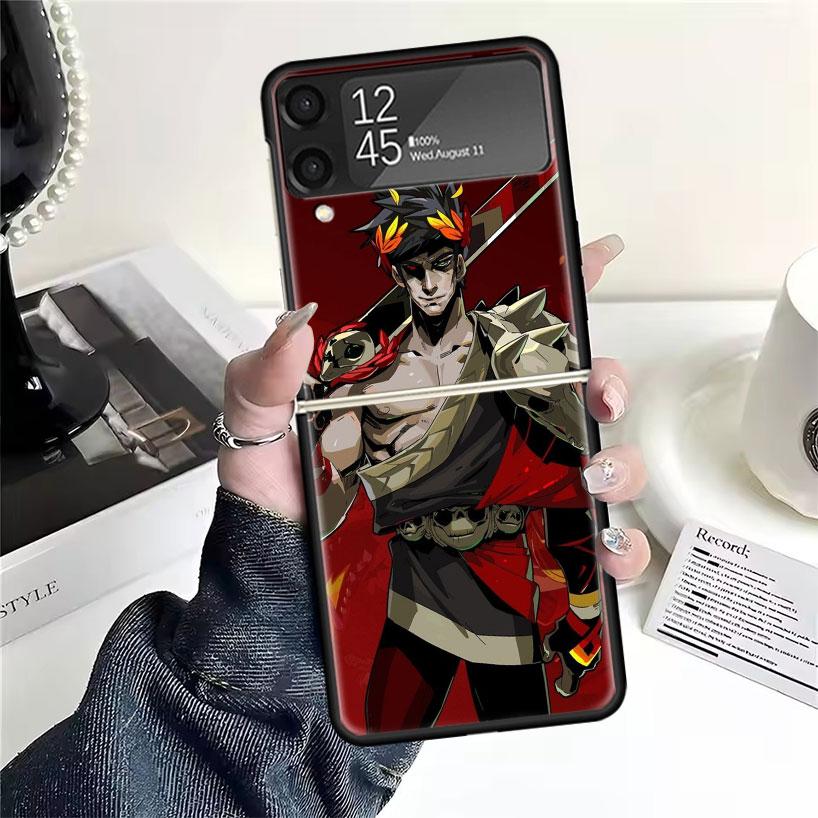 Game Hades Action Cases For Samsung Galaxy Z Flip 4 5 6 7 3 Z Flip7 Flip6 Flip4 Flip5 Flip3 5G Hard Shockproof Fundas Cover