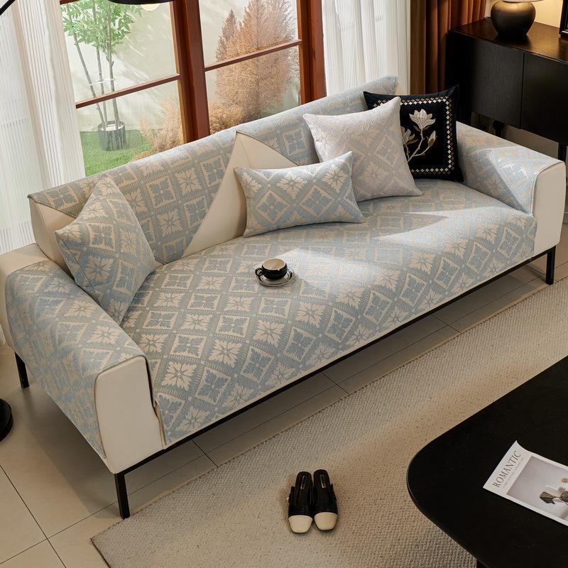 Sofa Cushion Light Luxury High Sense European Simple Sofa Cover  New Four-Season Universal Non-Slip Sofa Cover
