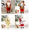 Christmas doll ornaments stand Santa Claus dolls, Christmas plastic dolls Christmas ornaments