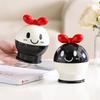 Round Ball Shaped Toothpick Container Plastic Cotton Swab Organizer Toothpick Holder  Household