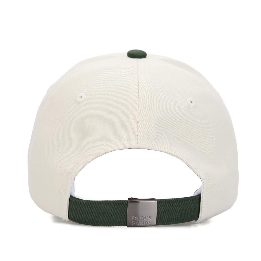 Beullaegsaenjeu Twins Color Block Embroidered Ball Cap_Green