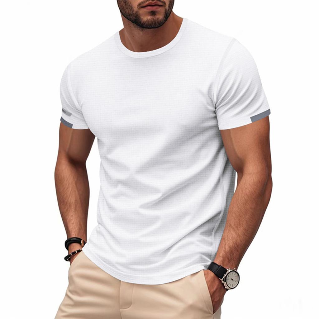 Top da uomo casual a maniche corte largo casual alla moda per le vacanze