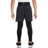 Nike Dri-Fit Pro Schnelltrocknende Einfache Trainingshose Kinder Unterteile Schwarz Weiß HF4364-010