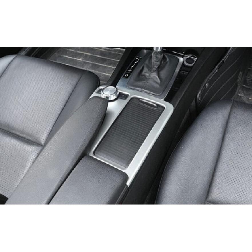 C-Class Silver Inner Gear Shift Box Panel Cover Trim For Mercedes-Benz 2008-2014