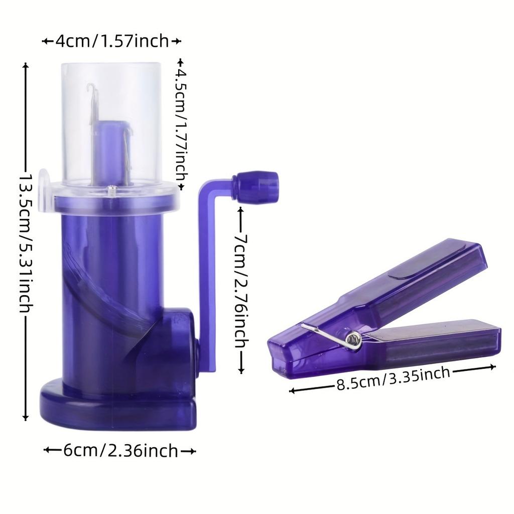 Hand-Cranked Rope Braiding & Jewelry Weaving Tool 
