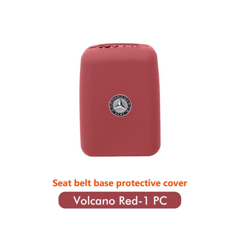 CQN1 For Benz Car Seat Belt Buckle Cover Anti-Scratch Protector Clip Car Accessories Interior W202 W212 W126 W140 W168 W177 CLS GLE