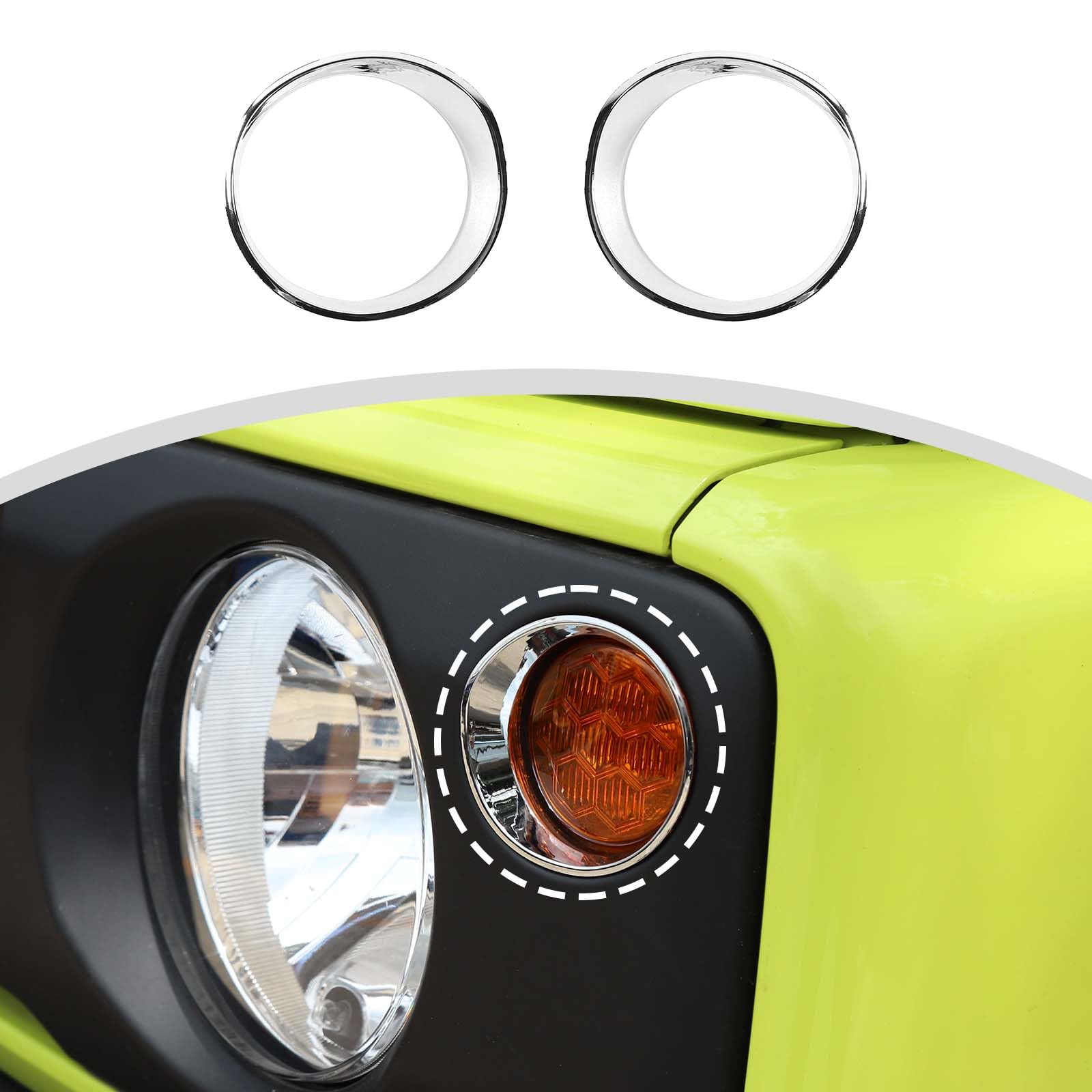 Защита фар ANTC для Zuki Jimny JB64 JB74 2019 2020 2021 2022 2023 2024