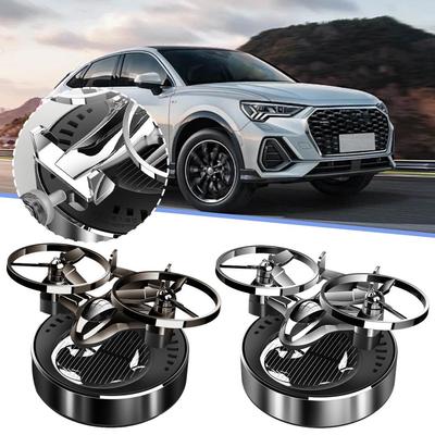 Solar Car Fragrance Alloy Car Fragrance Lasting Fragrance In The Car High-end Dashboard Perfume Accessories