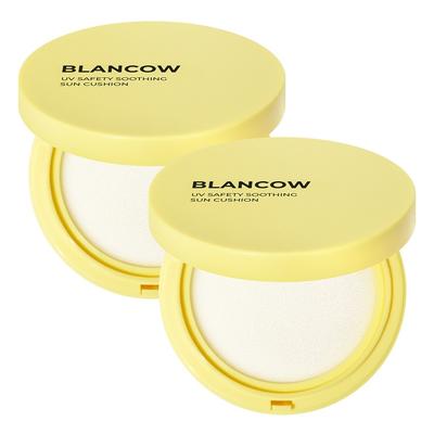 Blancau UV Safety Beruhigender Sonnen-Cushion SPF50+ PA++++, 25g, 2 Stück