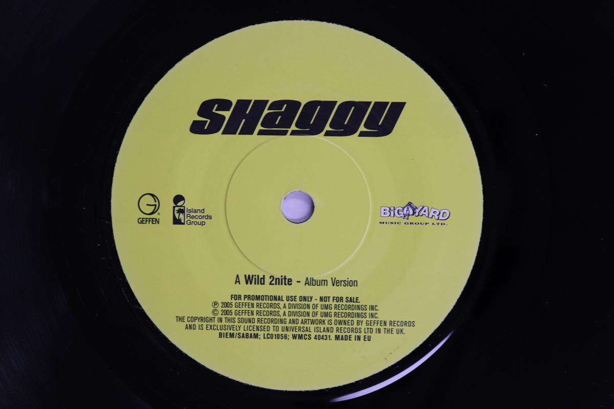 7inch Record SHAGGY Wild 2nite Clothes Drop WMC40431 GEFFEN RECORDS 2005 UK Reggae Ska Dub Used