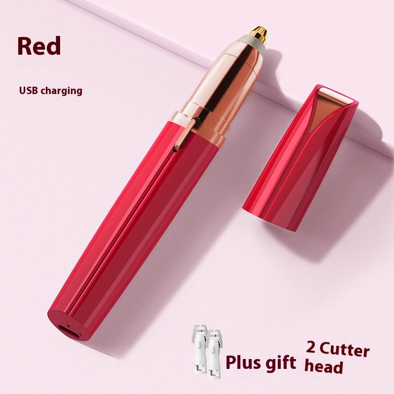 Electric Eyebrow Trimmer Security Hair Removal Eye Brow Epilator USB Charger Mini Shaper Shaver Hair Removal Painless Beauty