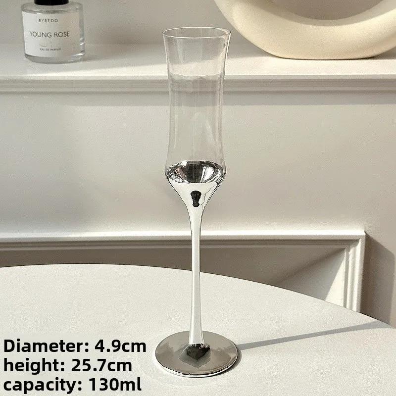 champagne glass red wine pair goblet wedding gift shot glasses set copas de cristal de colores cocktail glass