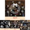 Timeless Design Removable Santa Claus Window Door Wall Sticker Vinyl Decal For Xmas Home Decor