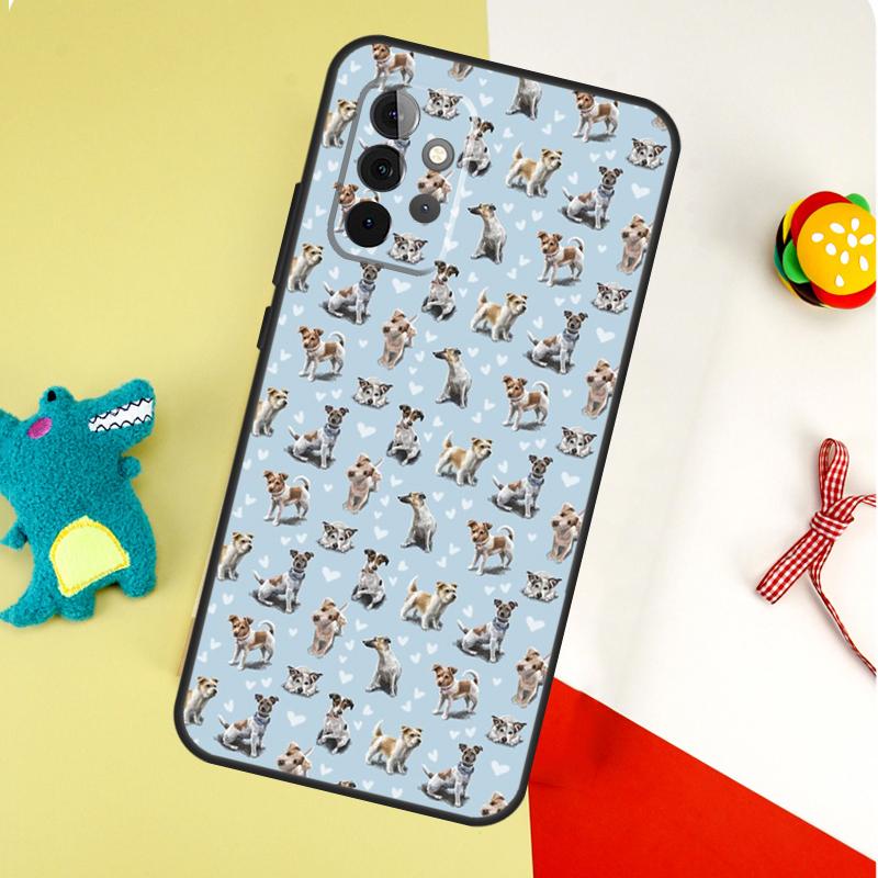Jack Russell Terrier Dog For Samsung Galaxy A55 A35 A15 A54 A34 A14 A53 A33 A13 A05 A06 A16 A22 A32 A52 Phone Case