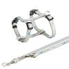 Harness Junior 23-34 Cm/8 Mm Grey with Puppy Leash - Trixie
