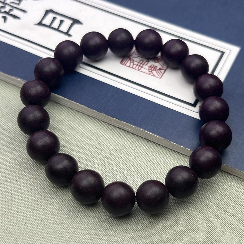 High-Grade Natural Herbal Fragrance Beads Handmade Agarwood Rose Floral Long-Lasting Scent Women's Bracelet