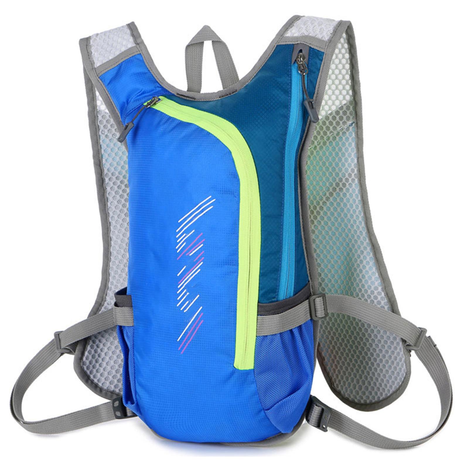 Breathable Hydration Backpack Nylon Reflective Water Bladder Backpack for Hiking Running Cycle