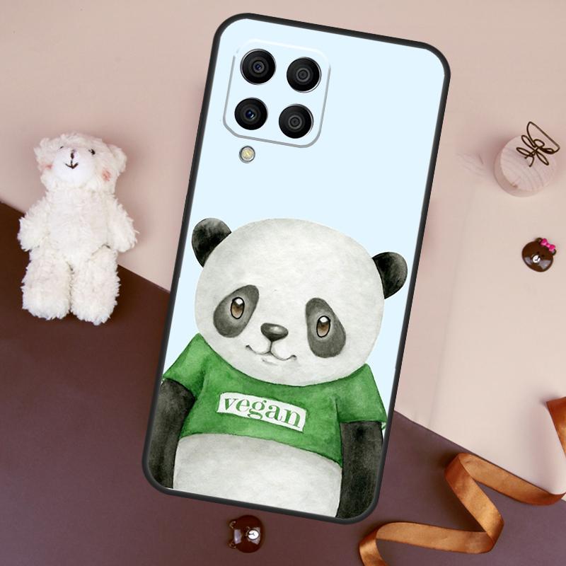 Vegan Pattern Case For Samsung Galaxy M13 M54 M34 M14 M56 M36 M16 M31 M11 M53 M12 M32 M52 M35 M55 M15 M06