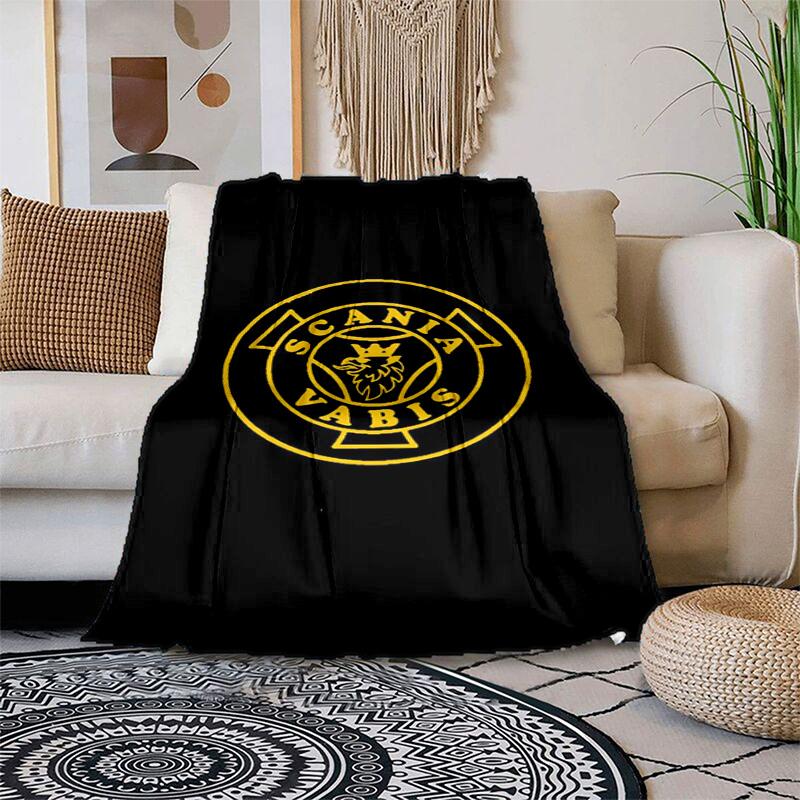 Scania Vabis Blanket Blanket Home Decor Office Rest Blanket Bedroom Nap Blanket