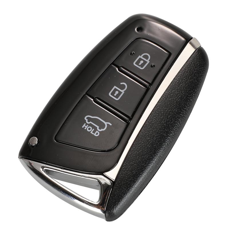 Jingyuqin 3/4 Tlačítka Pouzdro klíče s dálkovým ovládáním Pro Hyundai Genesis 2013-2015 Santa Fe Equus Azera IX45 Fob TOY40