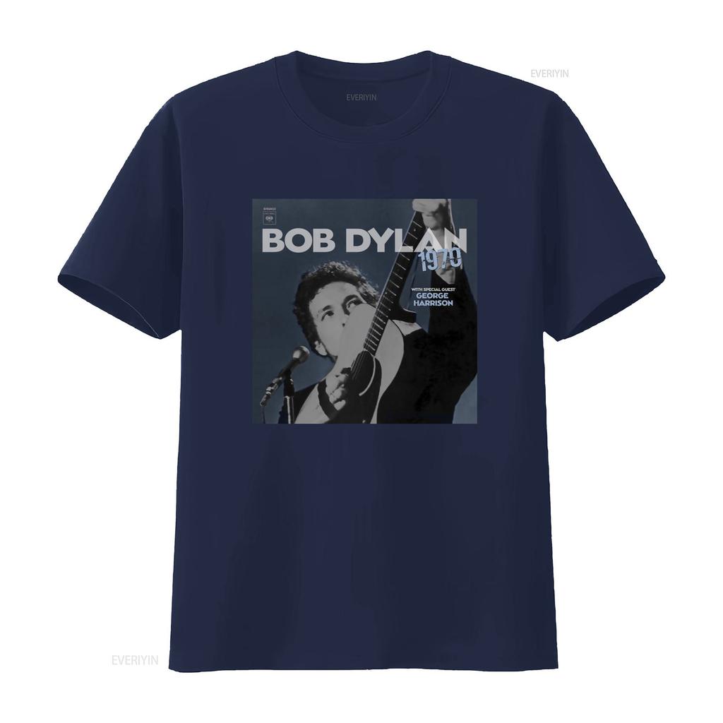 Bob Dylan Vintage 90s Retro Legend Singer T Shirt Robert Allen Zimmerman with George Harrison Special Guest Design vintage