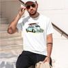 2026 New Model Classic Car Tops T Shirt Classic Car Pattern Tshirt For Unisex Creative Graphic Oneck Custom Printed Cotton Tshirt