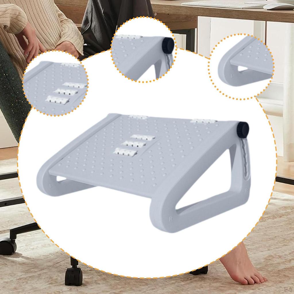 Ergonomic Foot Rest under Desk, Nursing Stool for Gaming