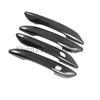 Glossy Black Carbon Fiber Chrome Car Door Handle Cover Decor Sticker Styling Accessories For Hyundai Sonata -