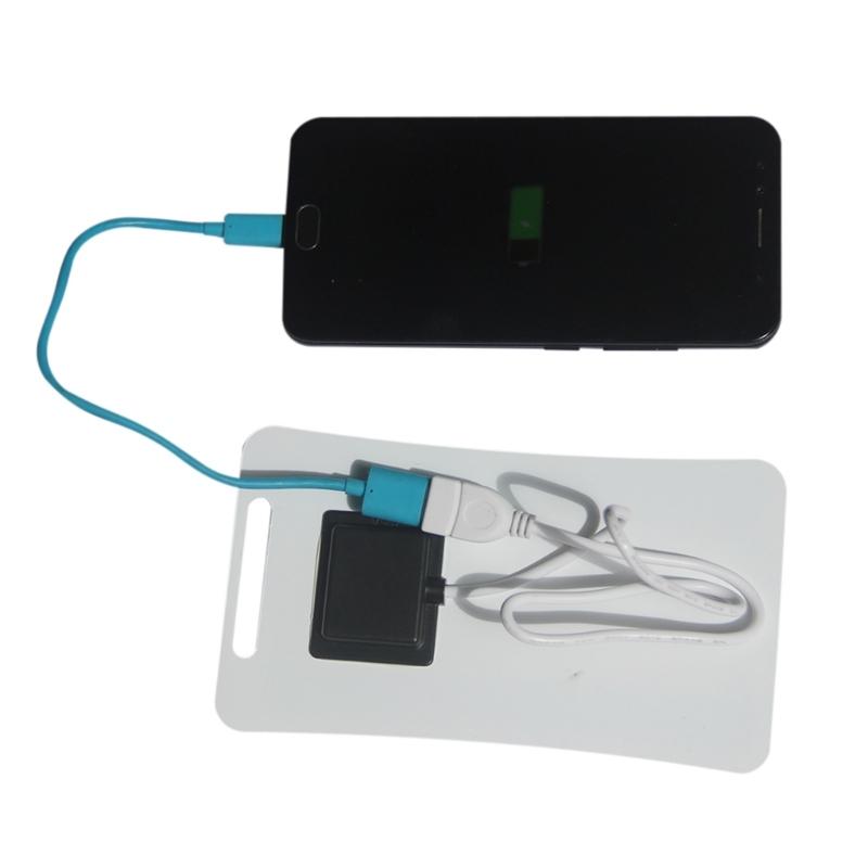 Compact USB Solar Power Charger Panel 2W 5V Solar Panel Charger for Outdoor Cooling Devices and Lighting Gadgets