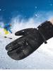 Damen Winter-Skihandschuhe: Winddichte, wasserdichte, warme, verschleißfeste, verdickte Outdoor-Sport- und Fahrradhandschuhe für Herren