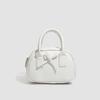 2025 New Korean Version Temperament Bow Square Head Soft Bottom Bag Head Small Square Bag Crossbody Shoulder Niche Bag