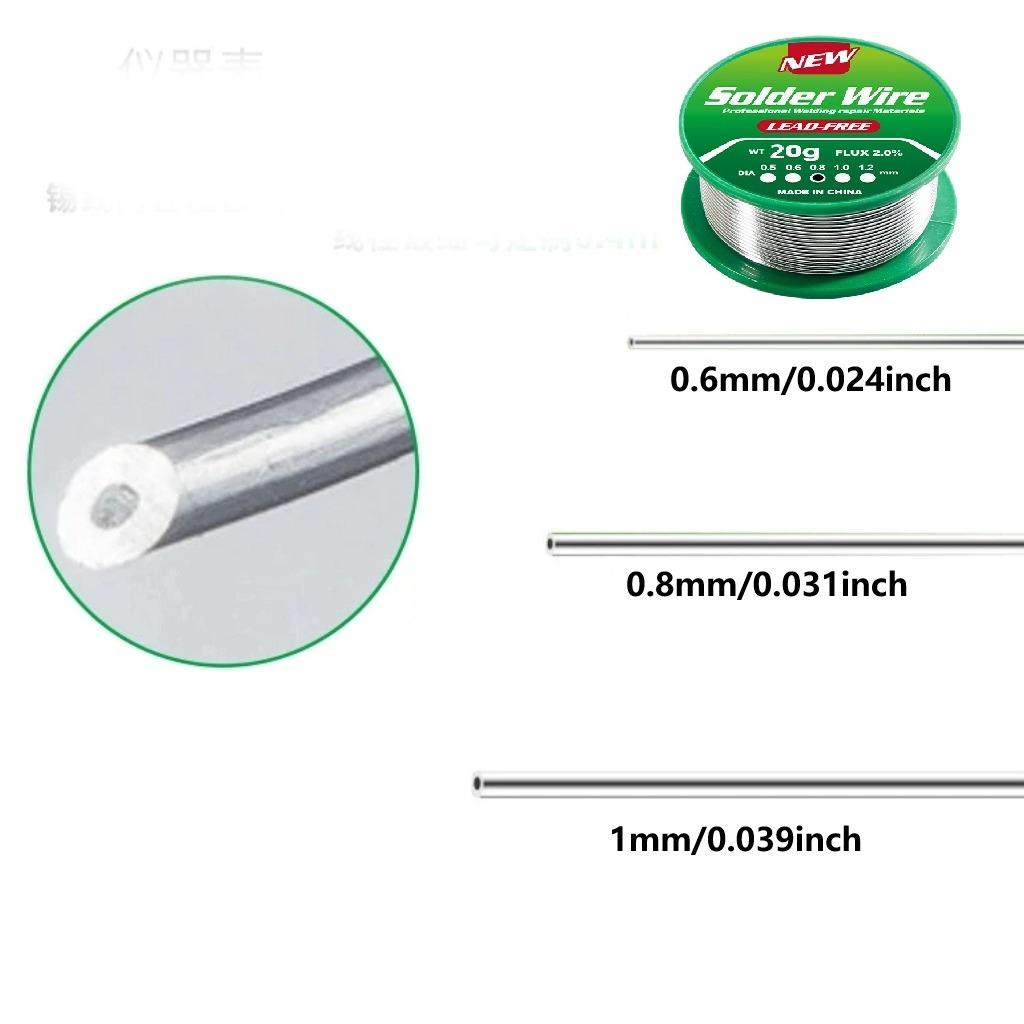 Bleifreier, umweltfreundlicher Lötdraht mit Kolophoniumkern, kleiner, flacher Schaft, Zinndraht Sn99.3Cu0.7, kleine Rolle Lötdraht