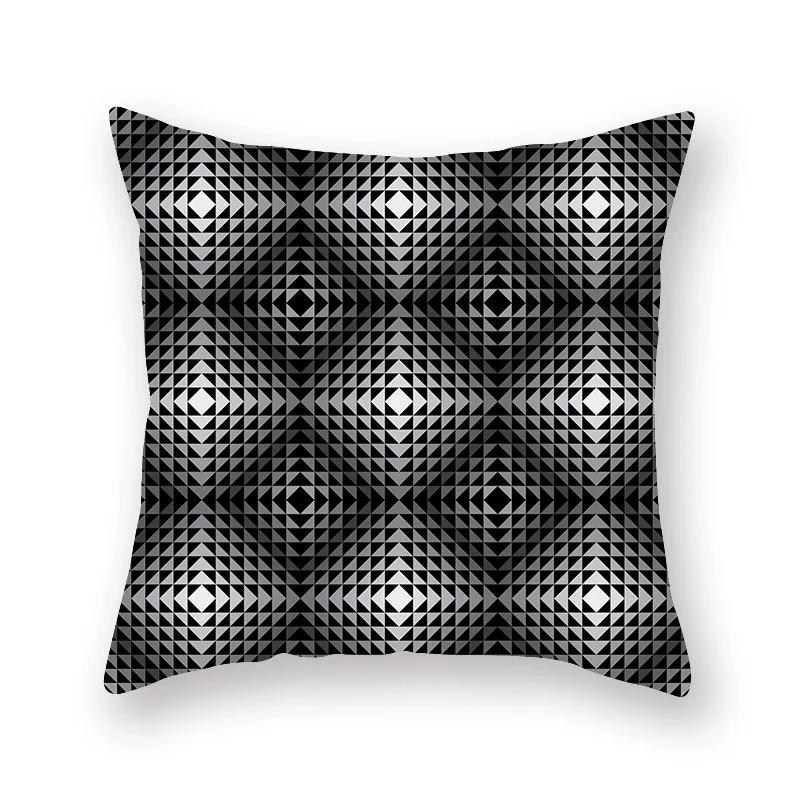 Geometric Square Pillowcase Interior Decoration Office Living Room Home Pillowcase